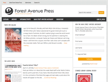 Tablet Screenshot of forestavenuepress.com